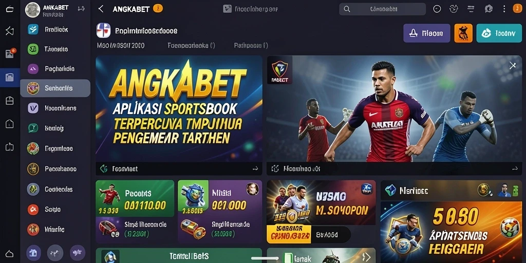 Tampilan gameplay Sportsbook ANGKABET yang menarik dan interaktif.