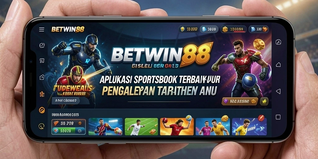 Screenshot BETWIN88 menampilkan fitur taruhan olahraga yang menarik.