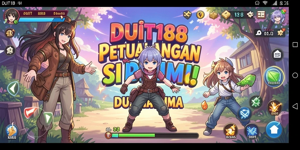 Tampilan gameplay menarik dari game Anime DUIT188.
