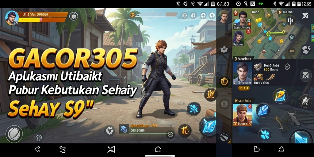 Tangkapan layar GACOR305 menunjukkan antarmuka aplikasi yang intuitif.