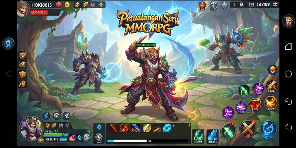 Tampilan gameplay menarik dalam HOKI8815 dengan petualangan epik.