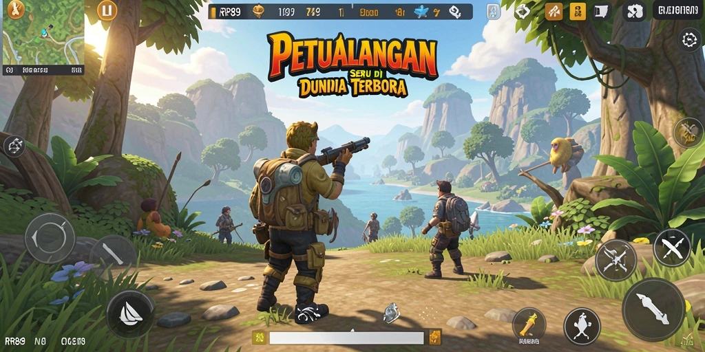 Gambaran gameplay seru dalam dunia Open World RR89.