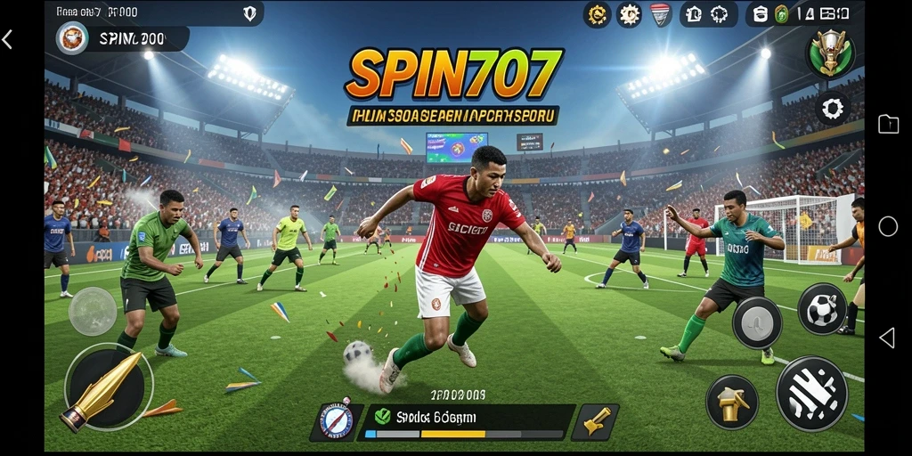 Tampilan gameplay seru SPIN707 dengan berbagai mode olahraga.
